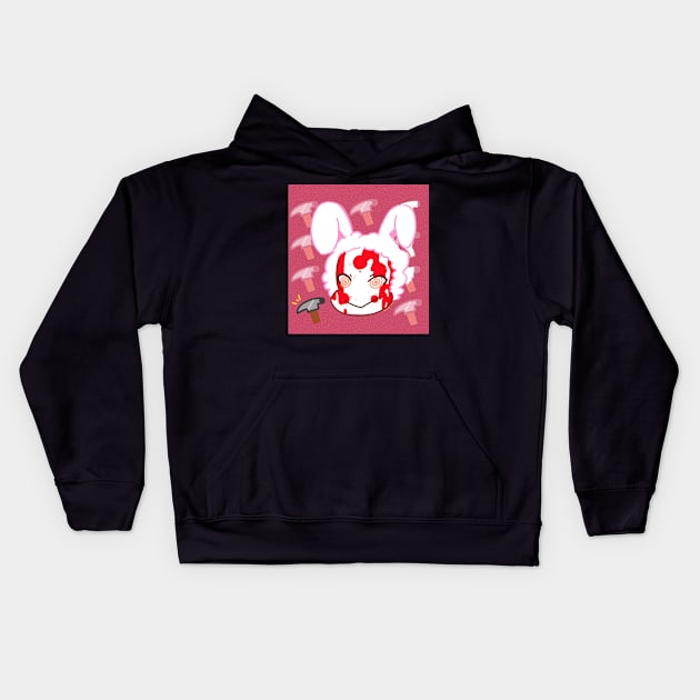 Bunny kyo Kids Hoodie by Ryuzato